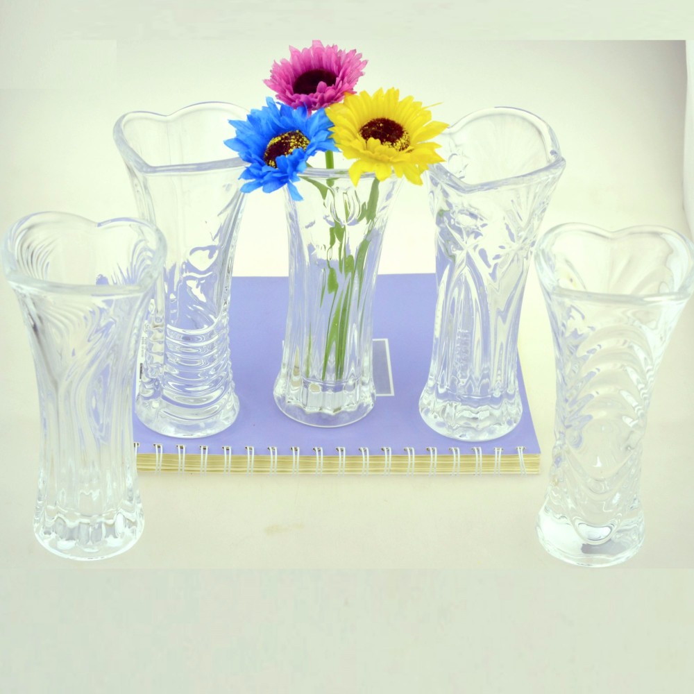 Glass flower holder/glass flower vase