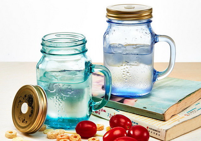 Glass mason jar