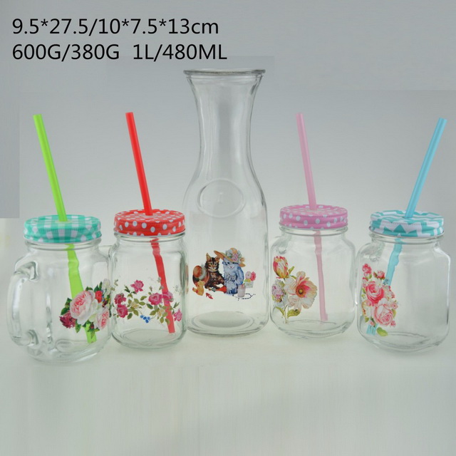 Glass mason jar