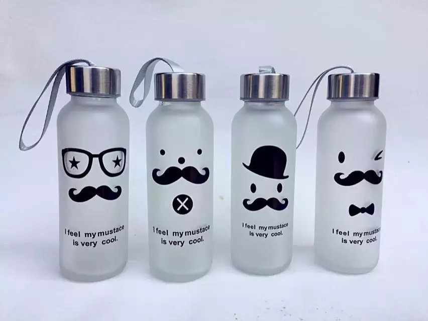 Glass travel mug