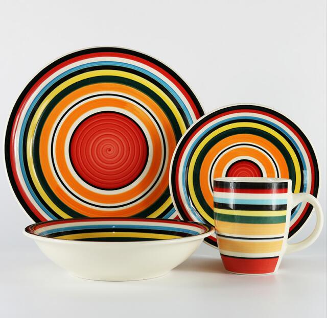 20pcs-Ceramic-kitchenware-embossed-porcelain-dinnerware-sets