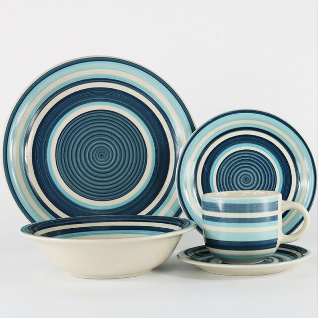 High-quality-homeware-stoneware-hand-painted-dinnerware 