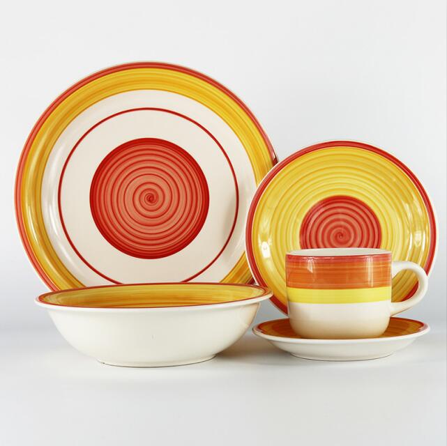 High-quality-homeware-stoneware-hand-painted-dinnerware