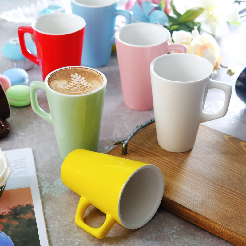 Solid Stoneware mug with handle 005